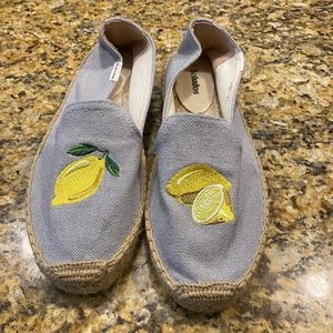 Soludos Lemon Platform Womens Espadrille